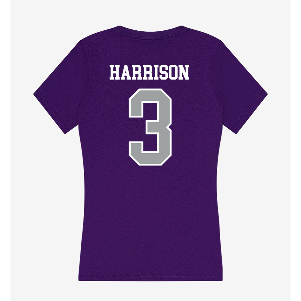 Tarleton State - NCAA Men's Basketball : Ronnie Harrison - Women's V-Neck T-Shirt-1