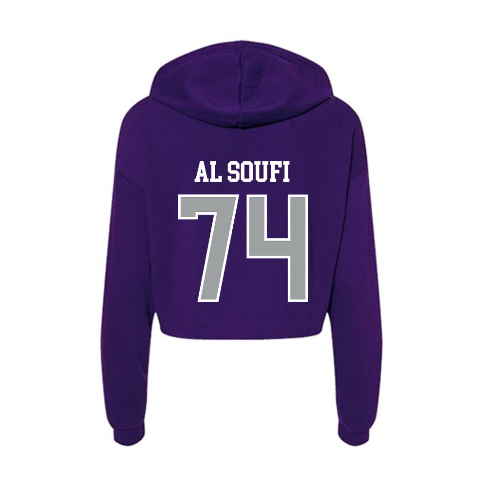 Tarleton State - NCAA Football : Kariem Al Soufi - Women's Crop Fleece Hoodie-1