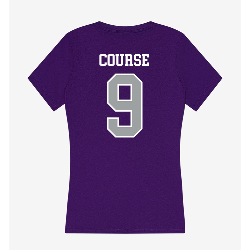 Tarleton State - NCAA Men's Basketball : Collin Course - Women's V-Neck T-Shirt-1