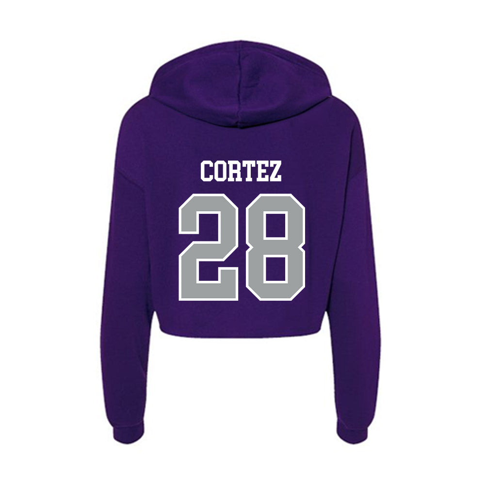 Tarleton State - NCAA Women's Soccer : Sam Cortez - Women's Crop Fleece Hoodie-1