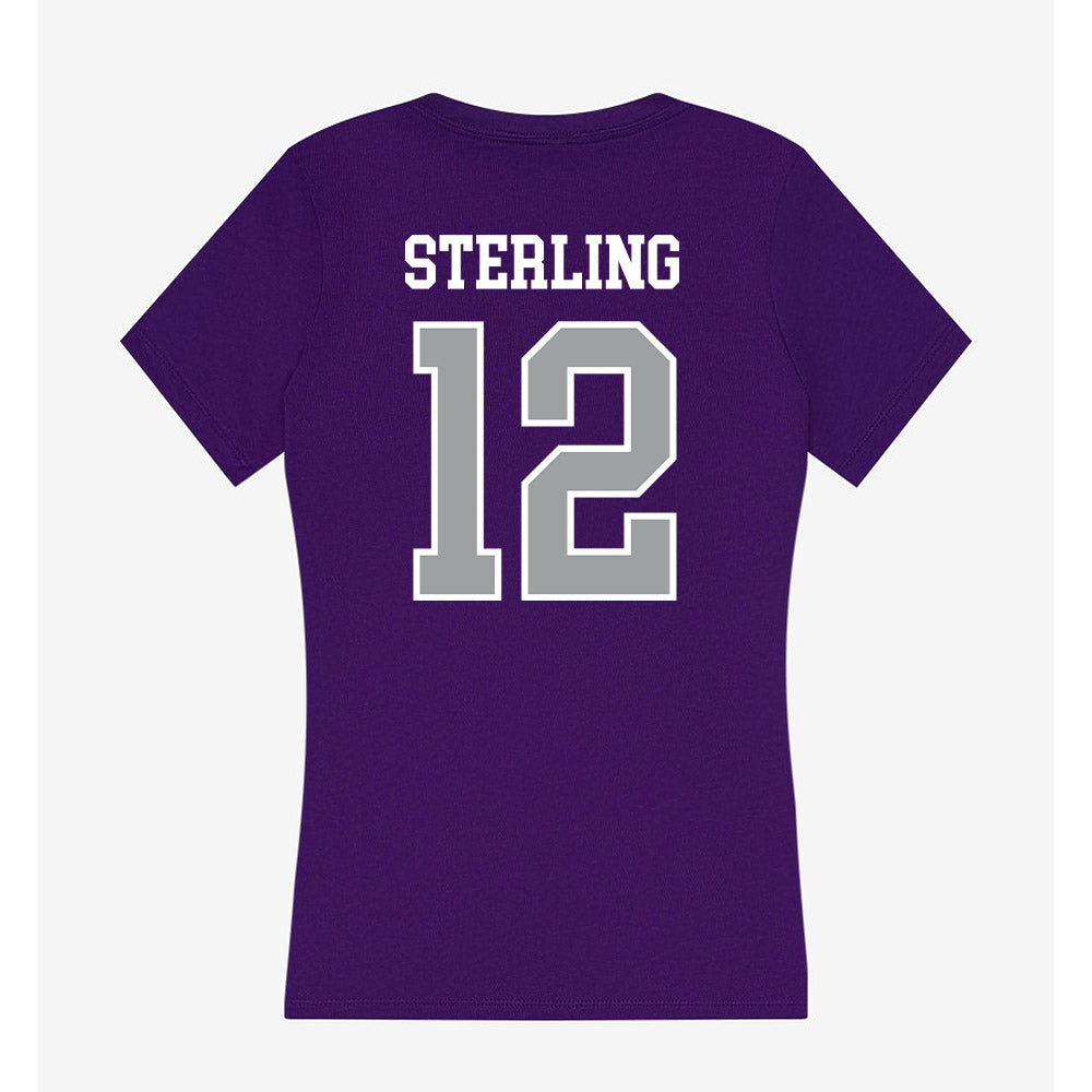 Tarleton State - NCAA Football : Devin Sterling - Women's V-Neck T-Shirt-1