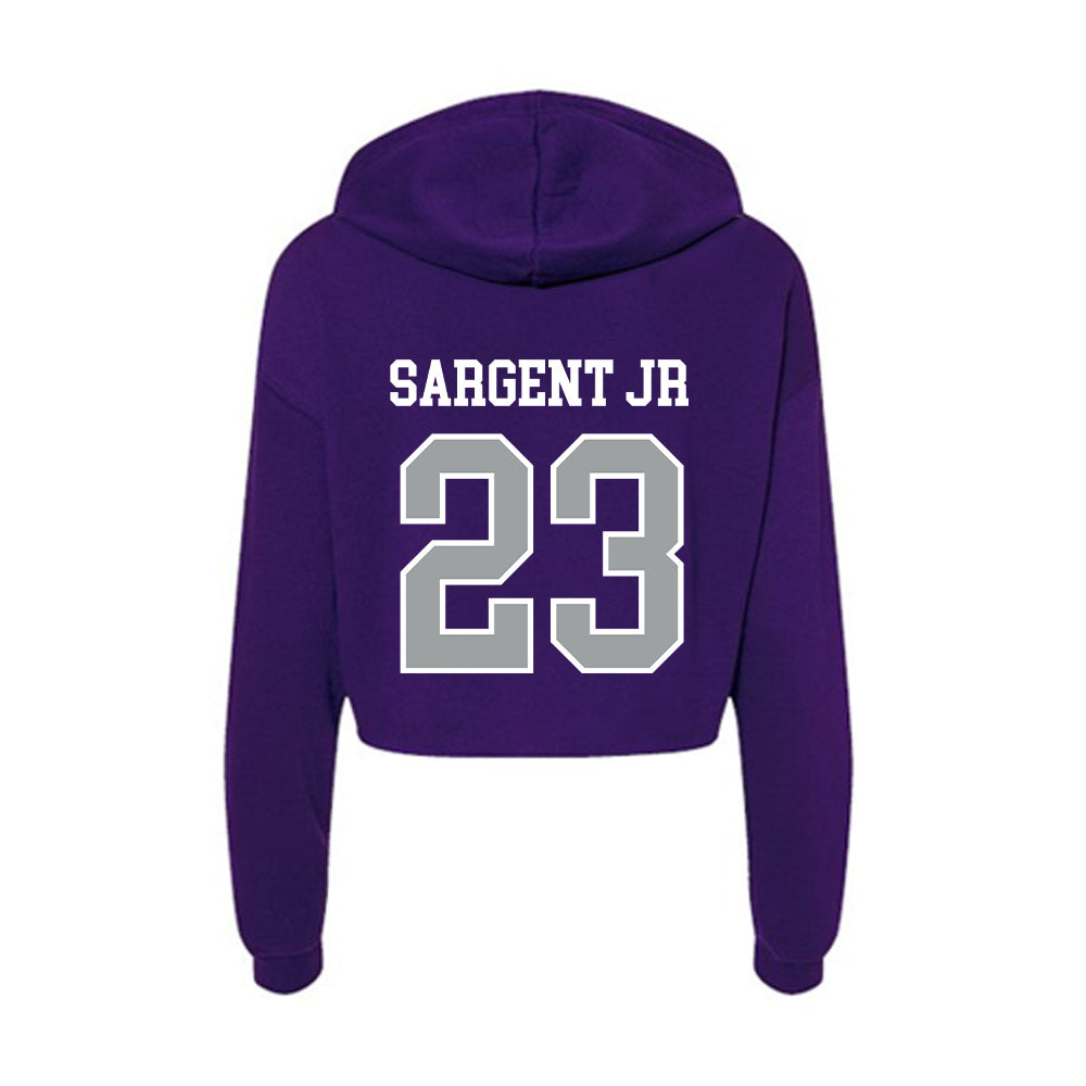 Tarleton State - NCAA Football : Adrian Sargent Jr - Women's Crop Fleece Hoodie-1