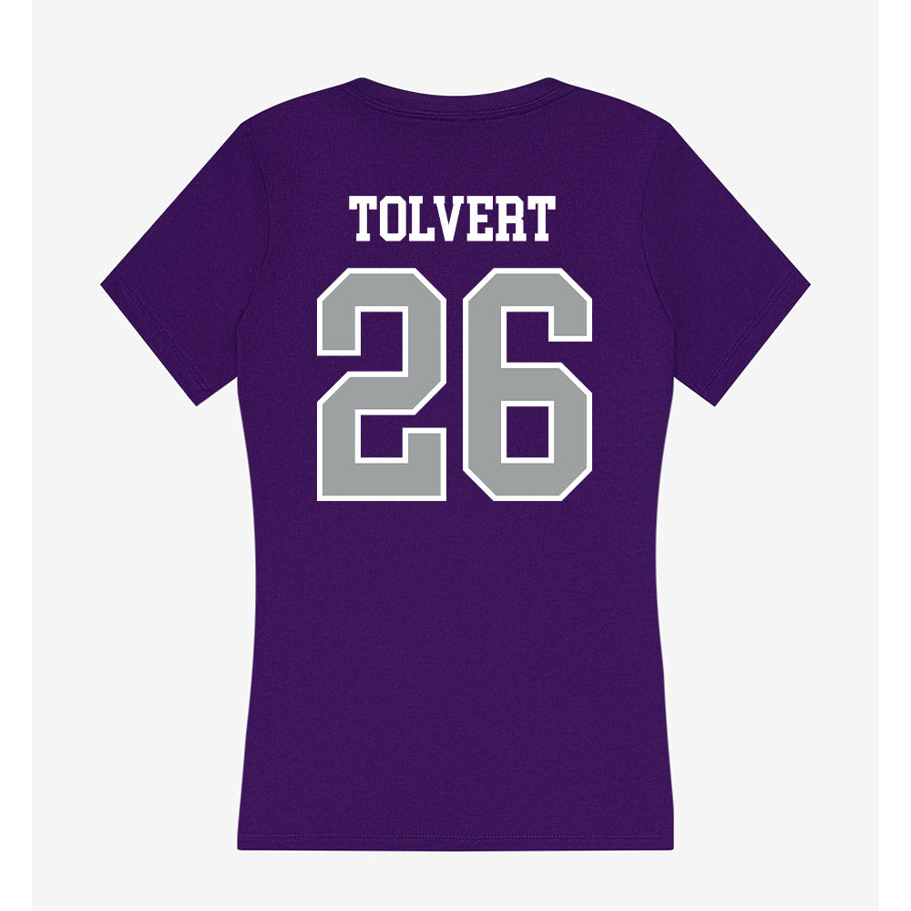 Tarleton State - NCAA Football : Brandon Tolvert - Women's V-Neck T-Shirt-1