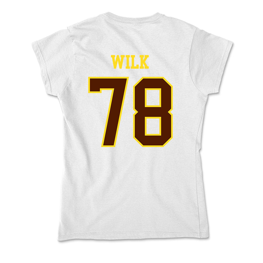 Western Michigan - NCAA Football : Jacob Wilk - Soft Style Women’s T-Shirt-1