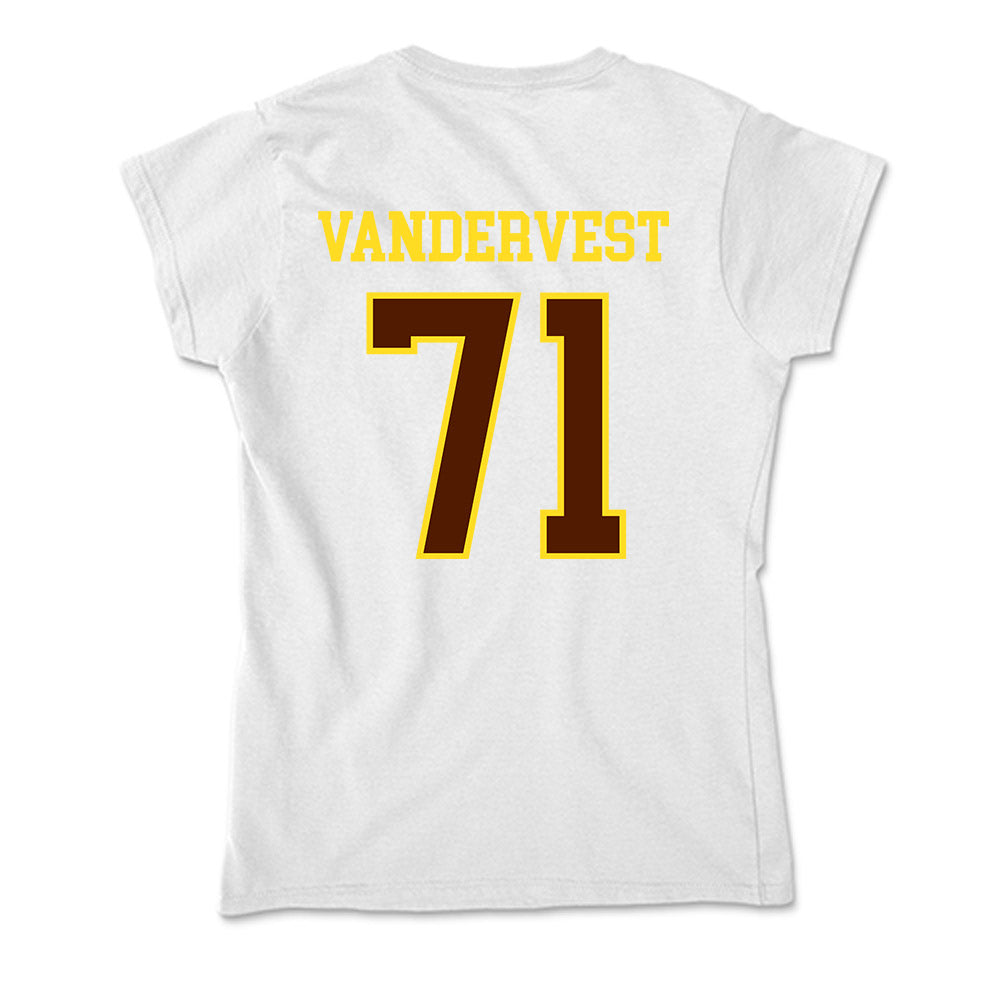 Western Michigan - NCAA Football : Adam Vandervest - Soft Style Women’s T-Shirt-1