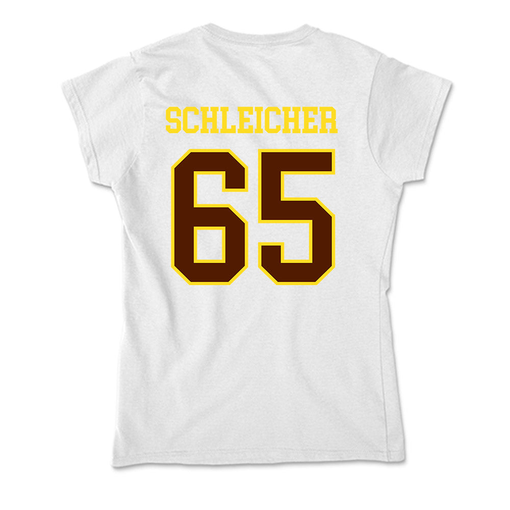 Western Michigan - NCAA Football : Jeremy Schleicher - Soft Style Women’s T-Shirt-1