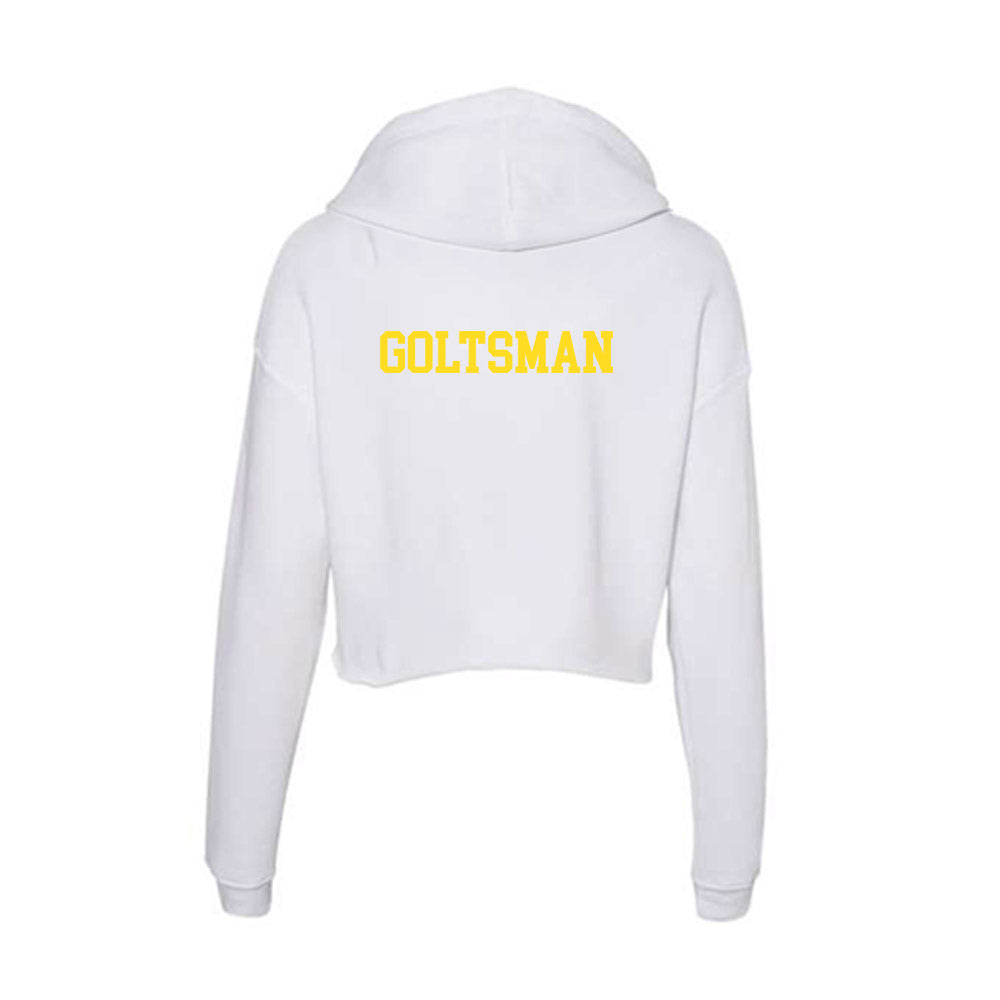 Western Michigan - NCAA Women's Gymnastics : Estee Goltsman - Women's Crop Fleece Hoodie-1