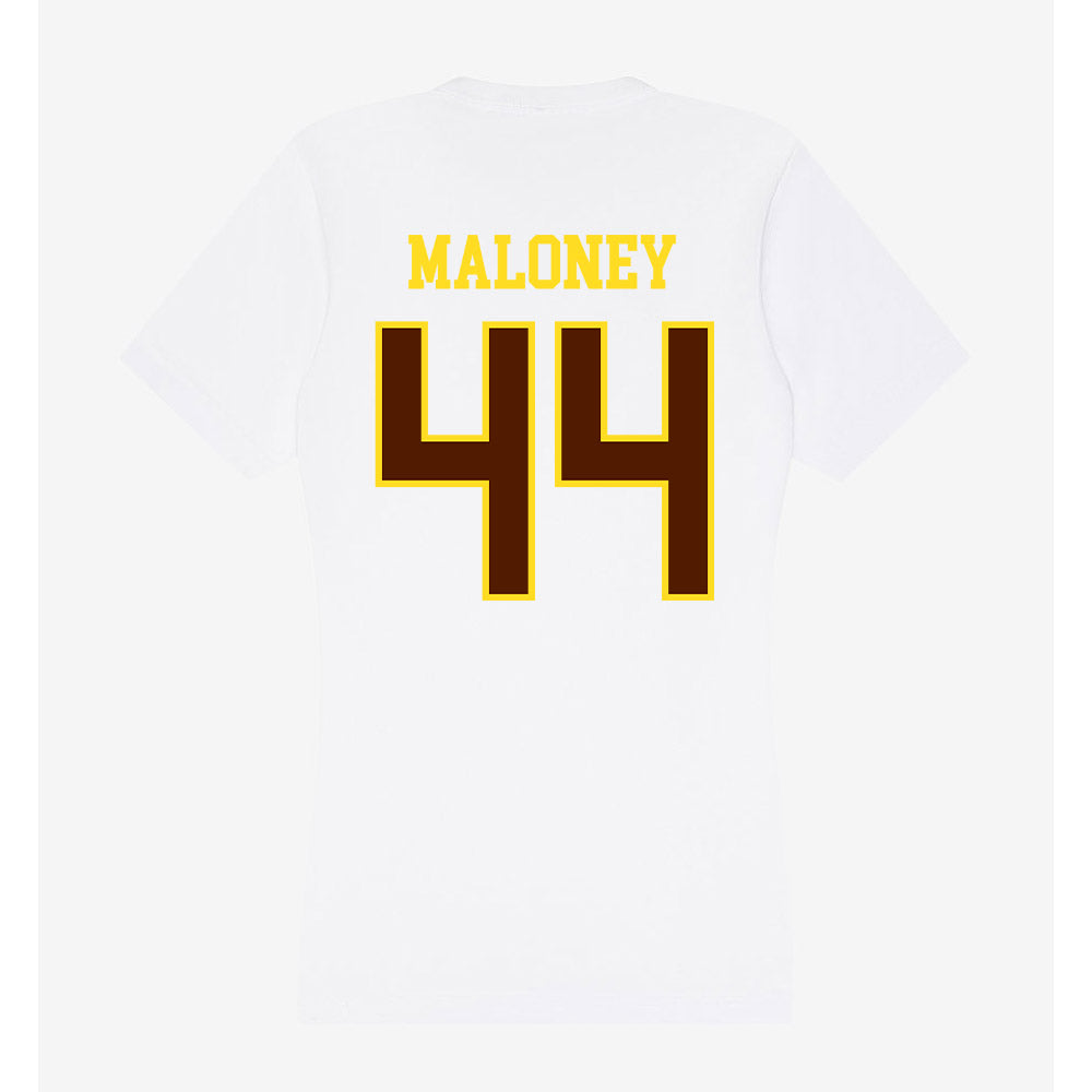 Western Michigan - NCAA Baseball : Matt Maloney - Women's V-Neck T-Shirt-1