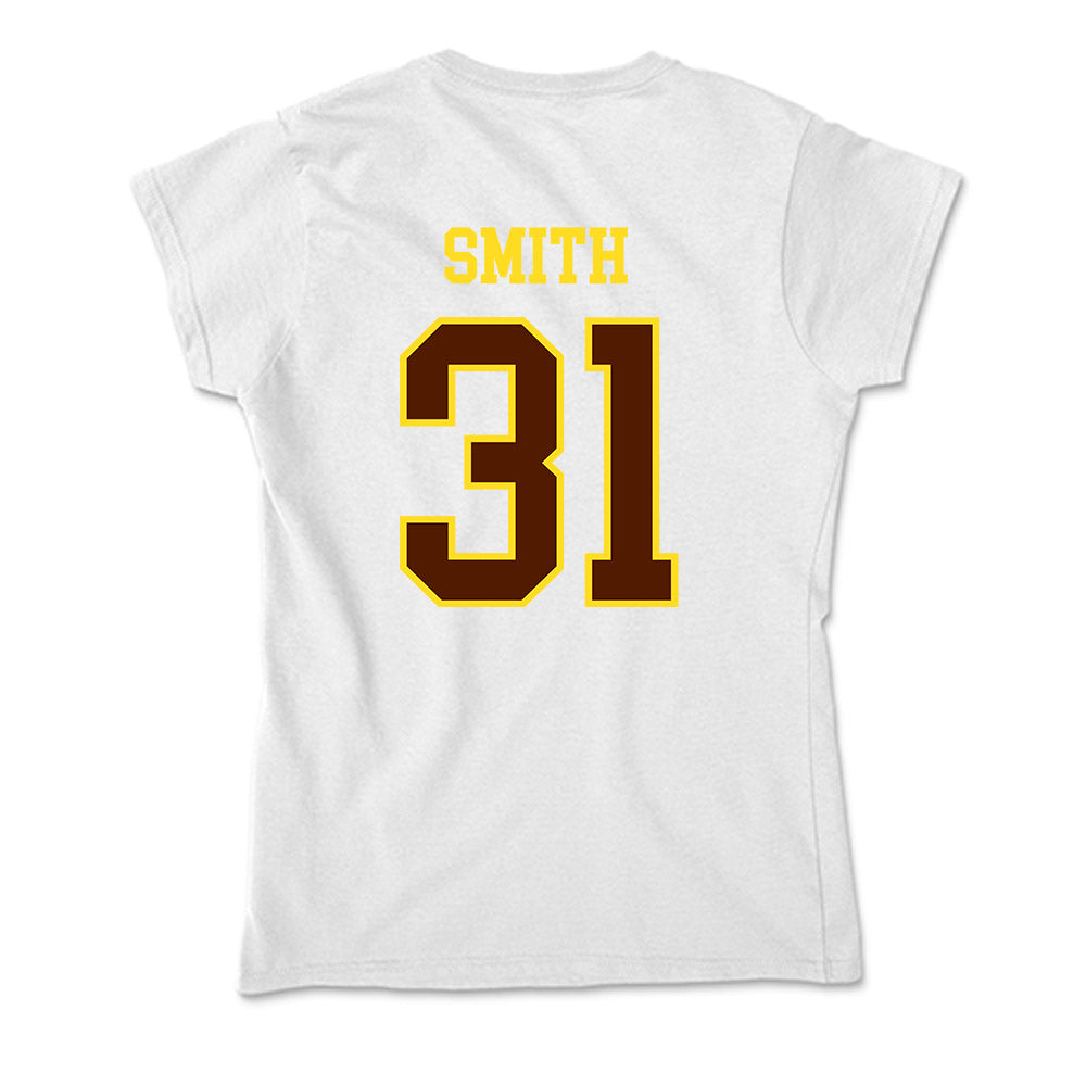 Western Michigan - NCAA Football : Hunter Smith - Soft Style Women’s T-Shirt-1