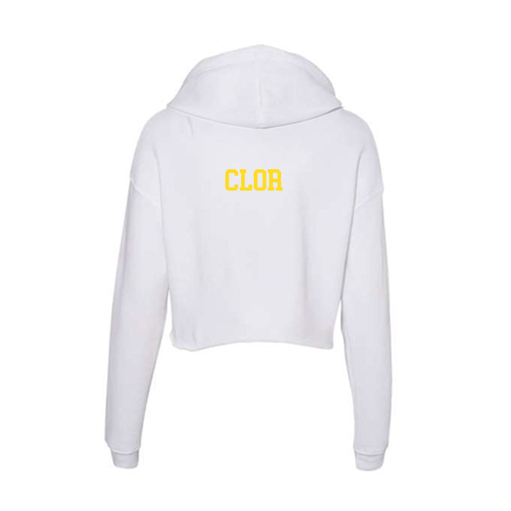 Western Michigan - NCAA Women's Cross Country : Madison Clor - Women's Crop Fleece Hoodie-1