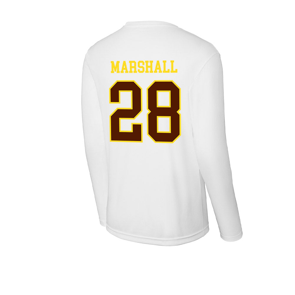 Western Michigan - NCAA Baseball : Trevor Marshall - Activewear Long Sleeve T-Shirt-1