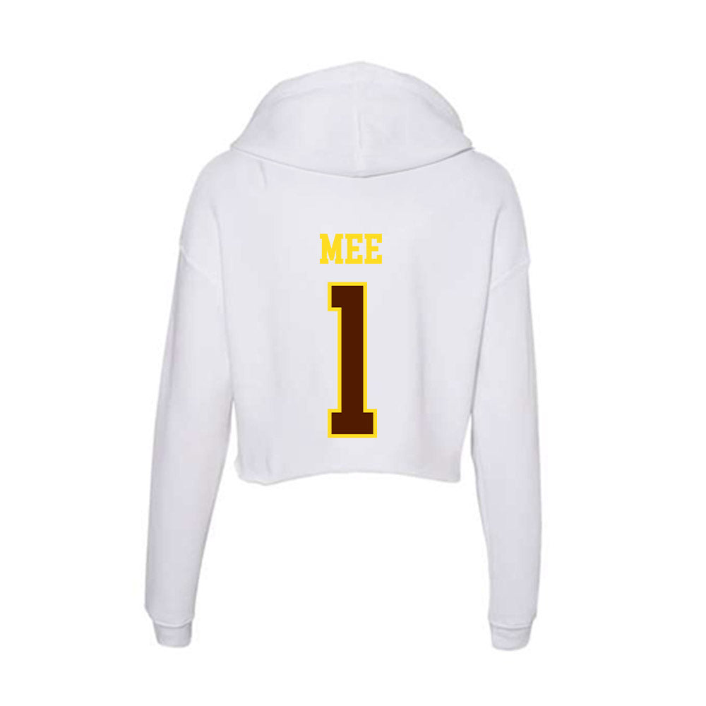 Western Michigan - NCAA Baseball : Grady Mee - Women's Crop Fleece Hoodie-1