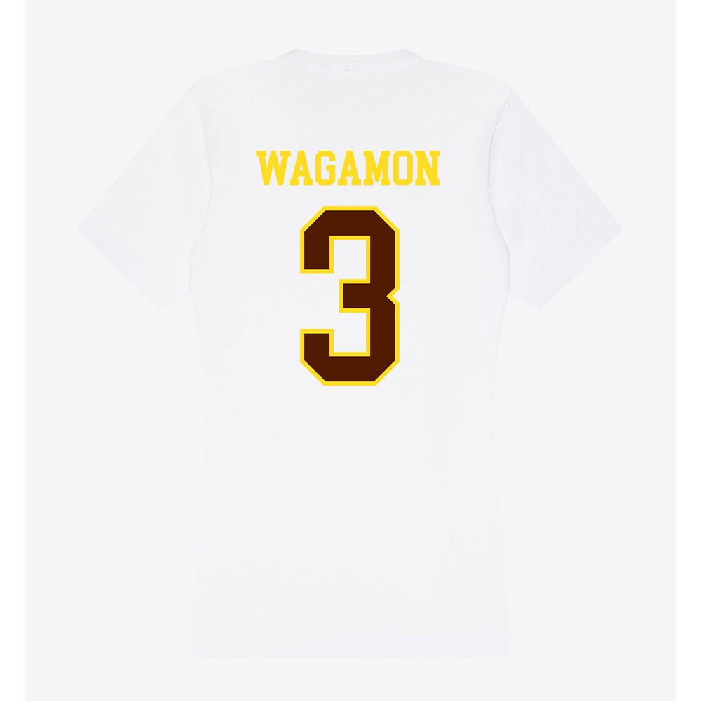 Western Michigan - NCAA Women's Soccer : RJ Wagamon - Women's V-Neck T-Shirt-1