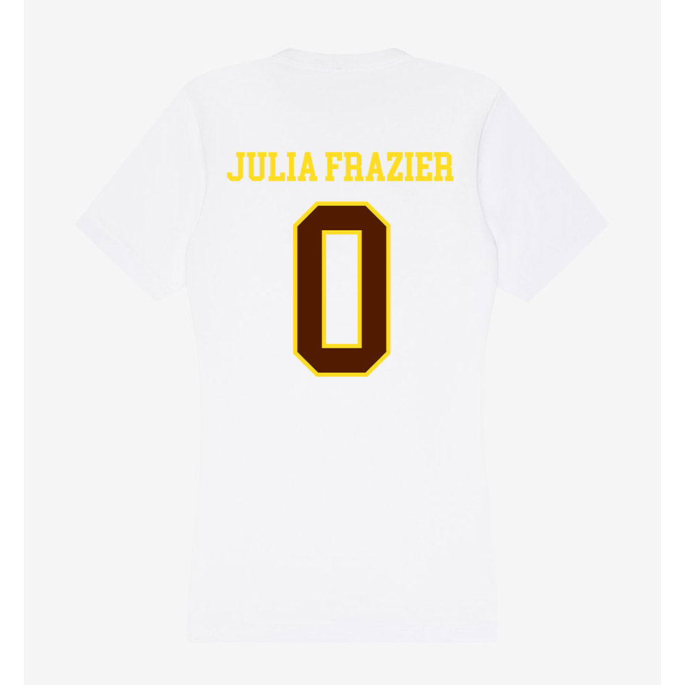 Western Michigan - NCAA Women's Tennis : Julia Julia Frazier - Women's V-Neck T-Shirt-1
