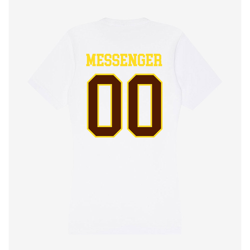 Western Michigan - NCAA Women's Volleyball : Riley Messenger - Women's V-Neck T-Shirt-1