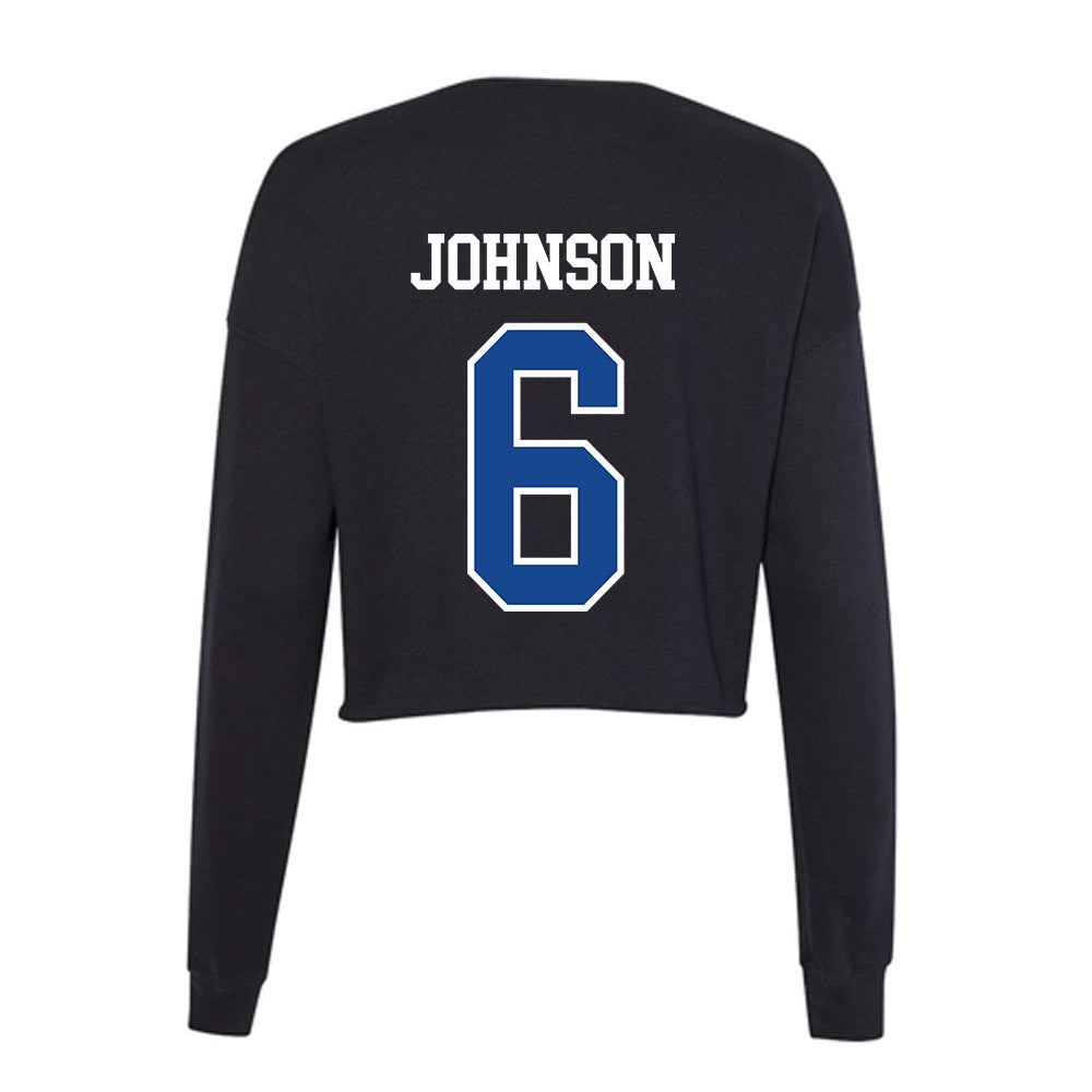Hampton - NCAA Softball : Amani Johnson - Classic Shersey Women's Cropped Crew Fleece-1
