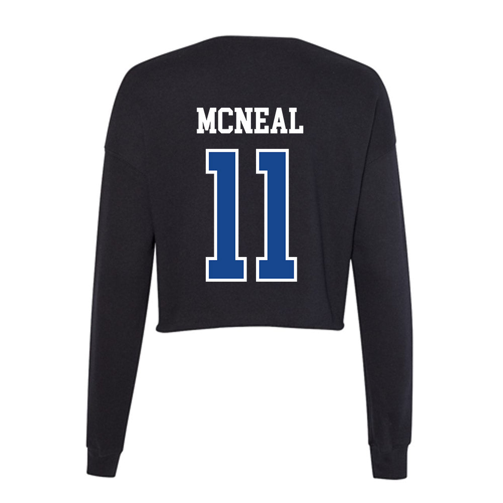 Hampton - NCAA Women's Volleyball : Kylah McNeal - Classic Shersey Women's Cropped Crew Fleece-1