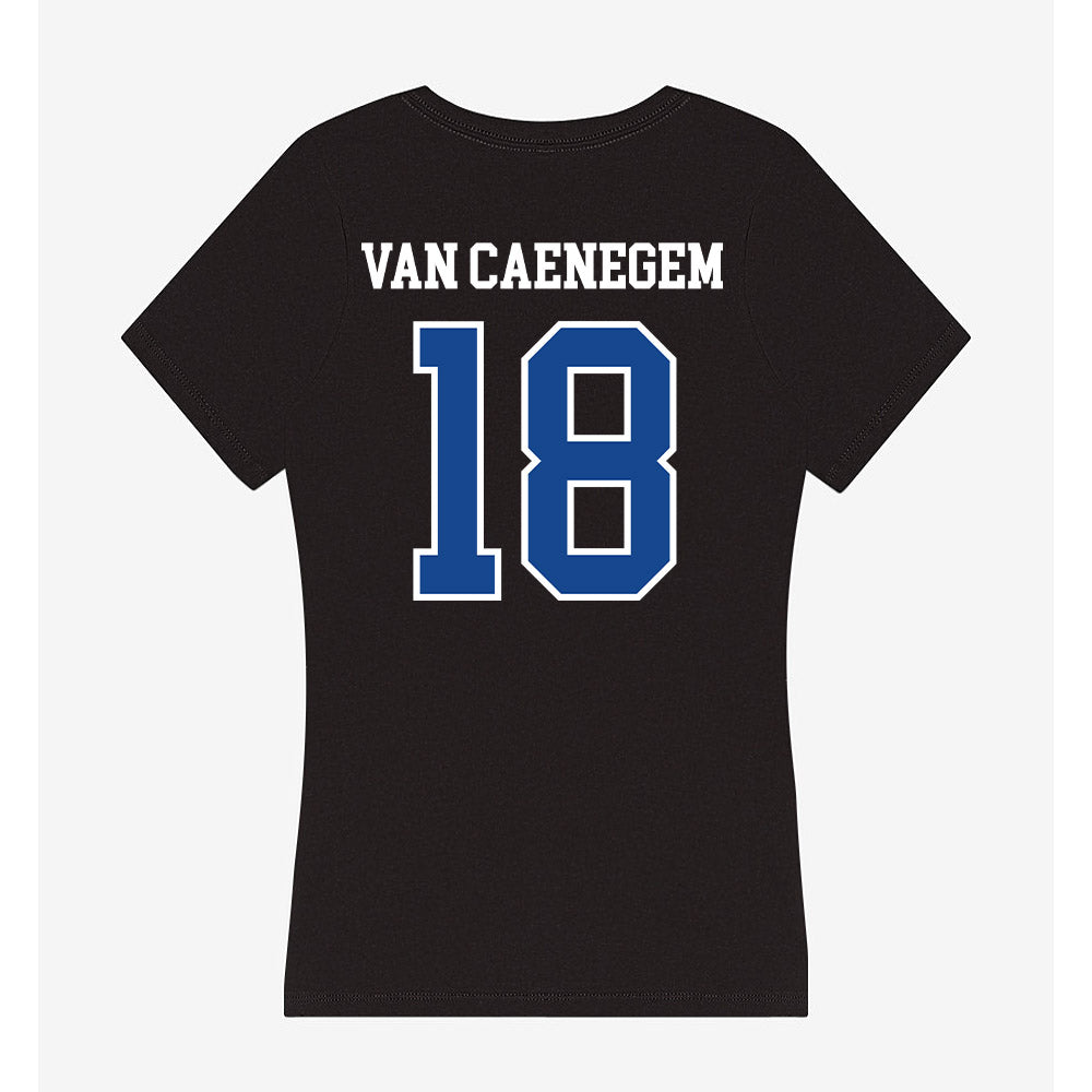 Hampton - NCAA Women's Soccer : Ellen Van Caenegem - Classic Shersey Women's V-Neck T-Shirt-1