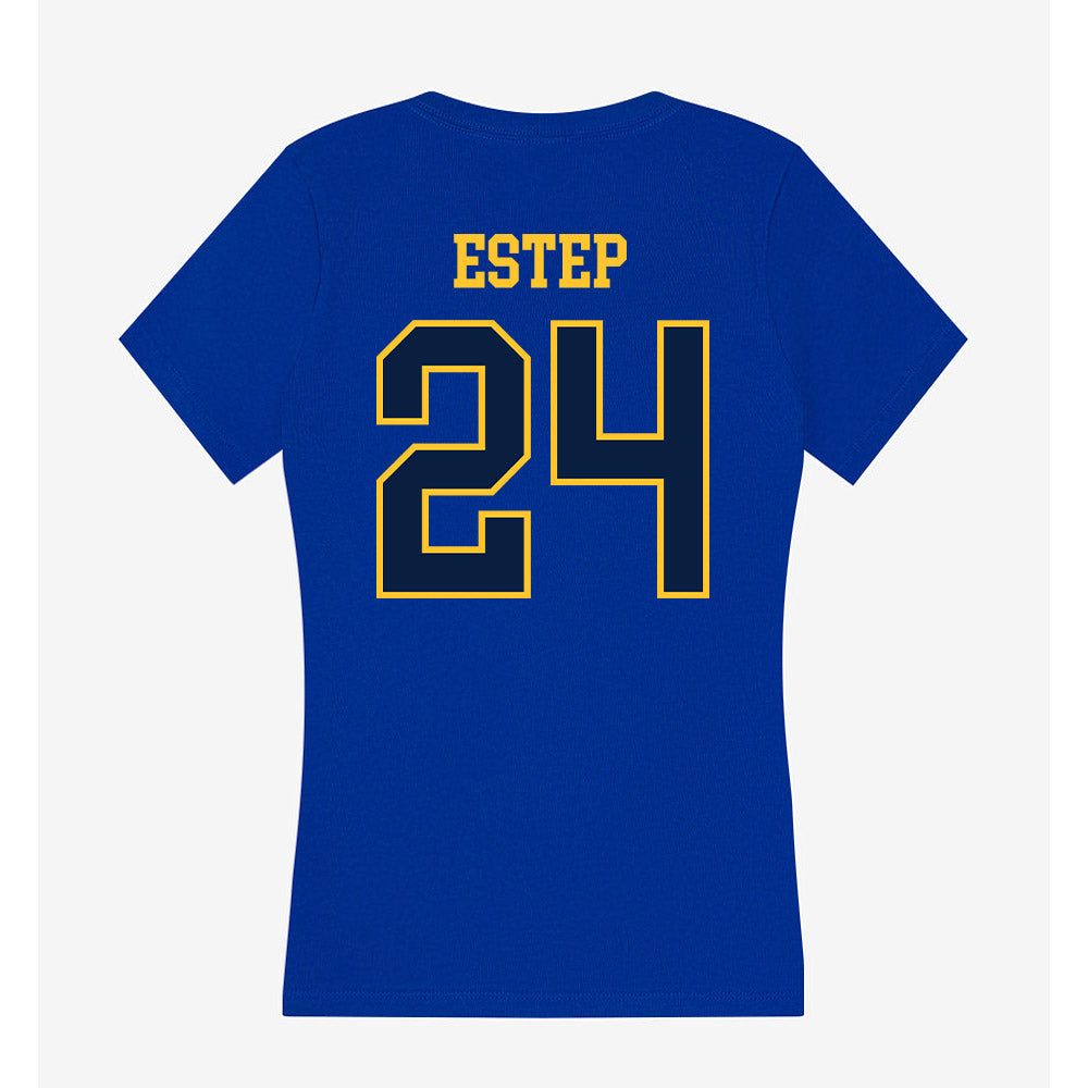 East Tennessee State - NCAA Women's Soccer : Kassie Estep - Women's V-Neck T-Shirt-1