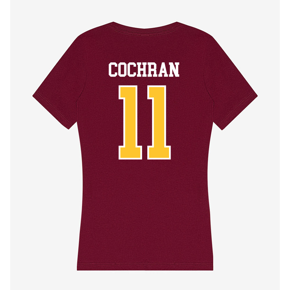 Central Michigan - NCAA Football : Dakota Cochran - Women's V-Neck T-Shirt-1