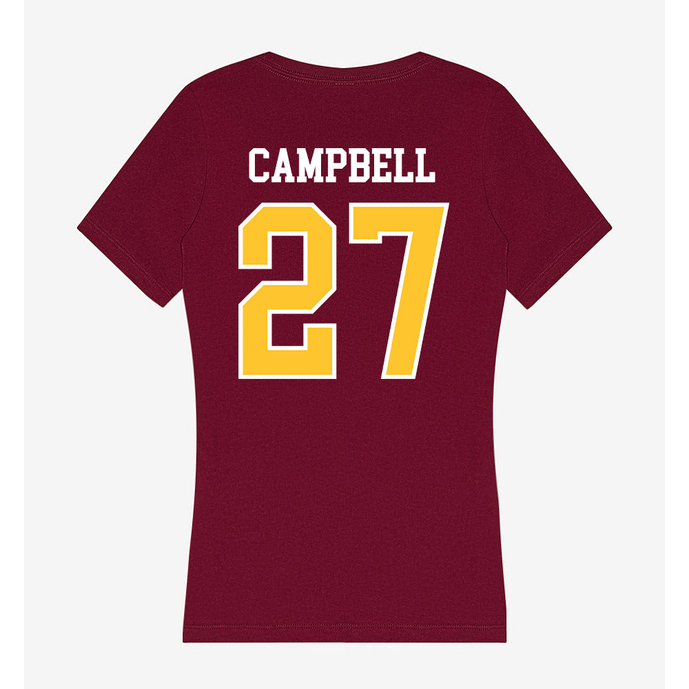 Central Michigan - NCAA Football : Tysen Campbell - Women's V-Neck T-Shirt-1