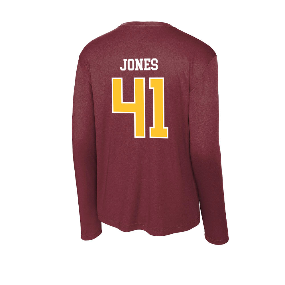 Central Michigan - NCAA Football : Keyton Jones - Activewear Long Sleeve T-Shirt-1