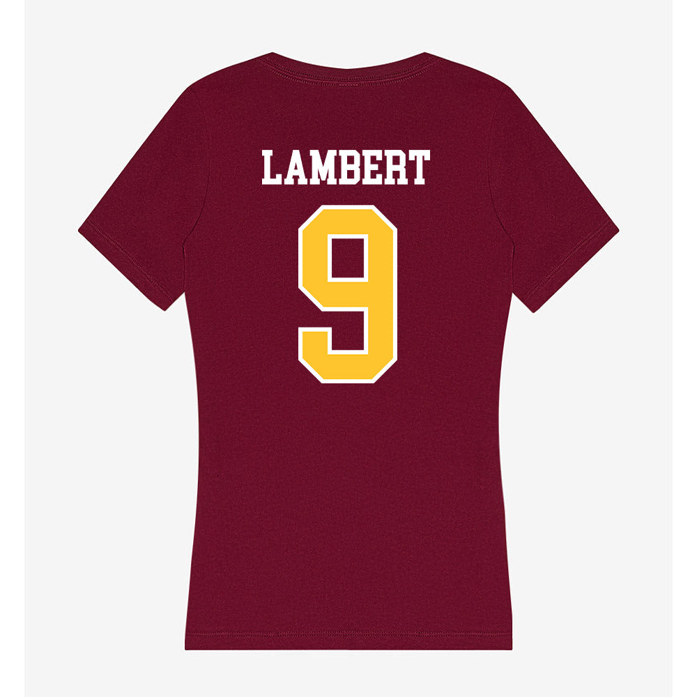 Central Michigan - NCAA Softball : Charlie Lambert - Women's V-Neck T-Shirt-1