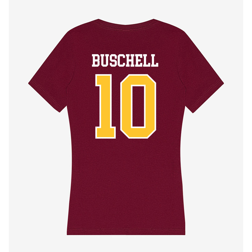 Central Michigan - NCAA Women's Basketball : Rylan Buschell - Women's V-Neck T-Shirt-1
