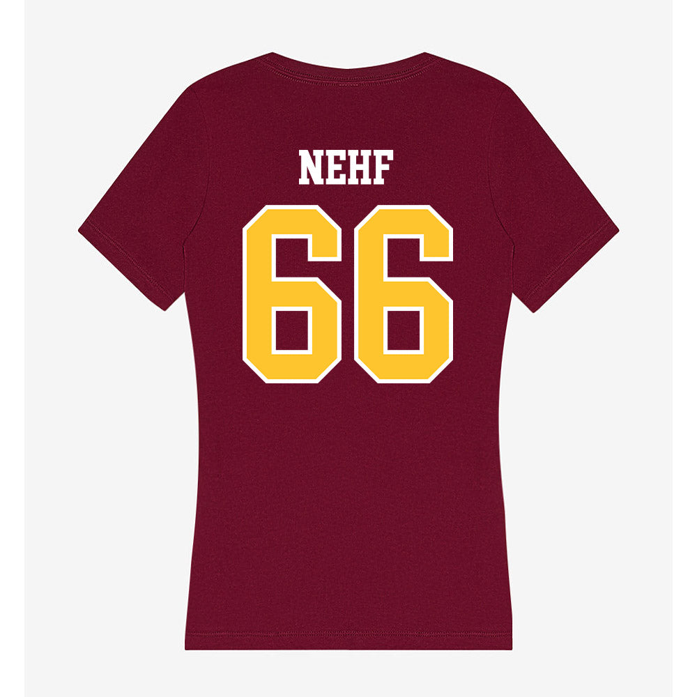 Central Michigan - NCAA Football : Matthew Nehf - Women's V-Neck T-Shirt-1