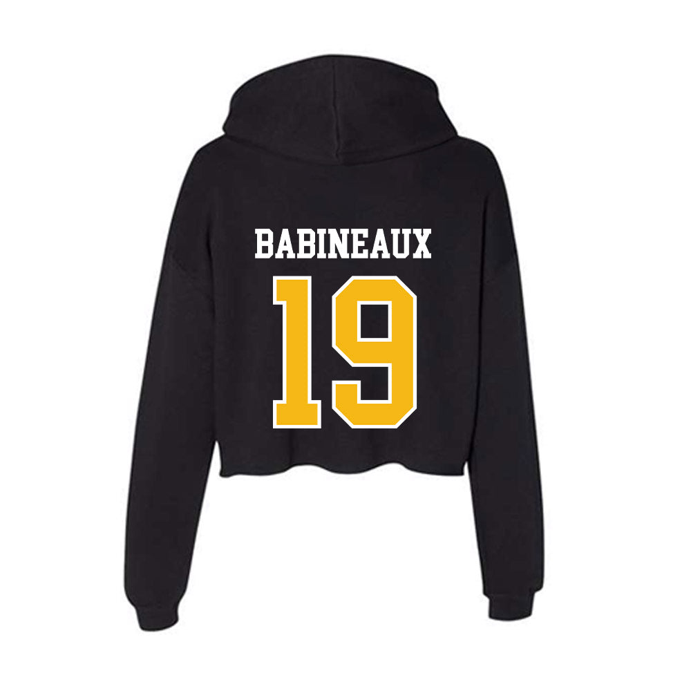 Northern Arizona - NCAA Football : Cam Babineaux - Women's Crop Fleece Hoodie-1