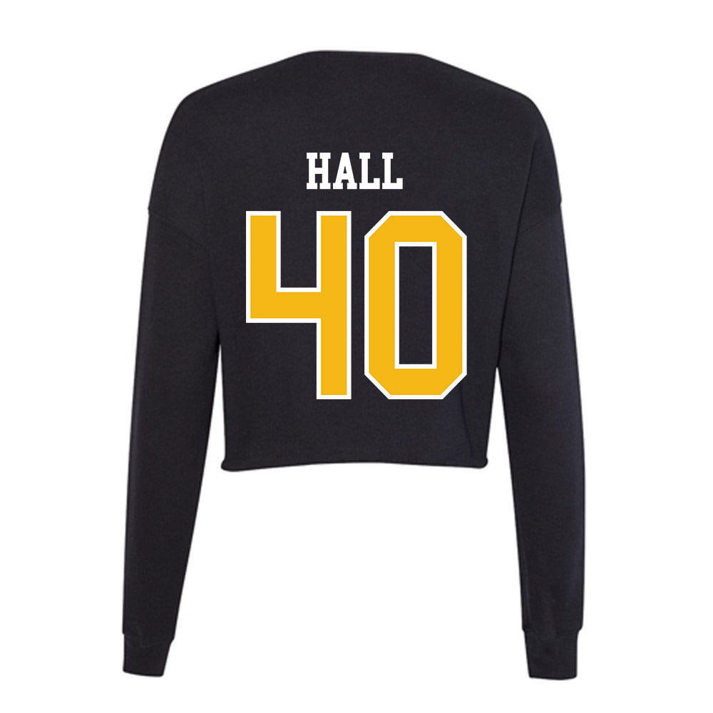 Northern Arizona - NCAA Football : Cory Hall - Women's Cropped Crew Fleece-1