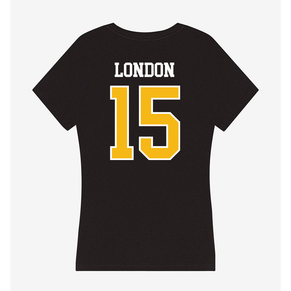Northern Arizona - NCAA Football : PJ London - Women's V-Neck T-Shirt-1