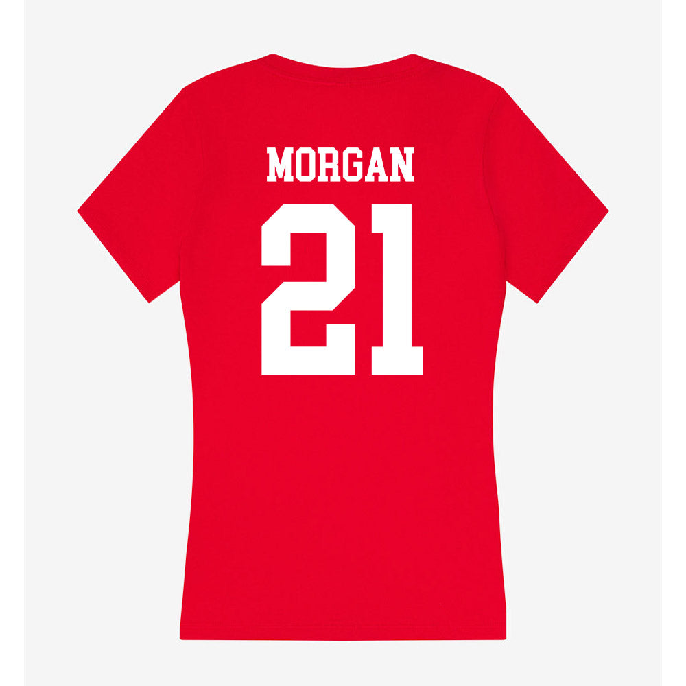 New Mexico - NCAA Softball : Taylor Morgan - Women's V-Neck T-Shirt-1