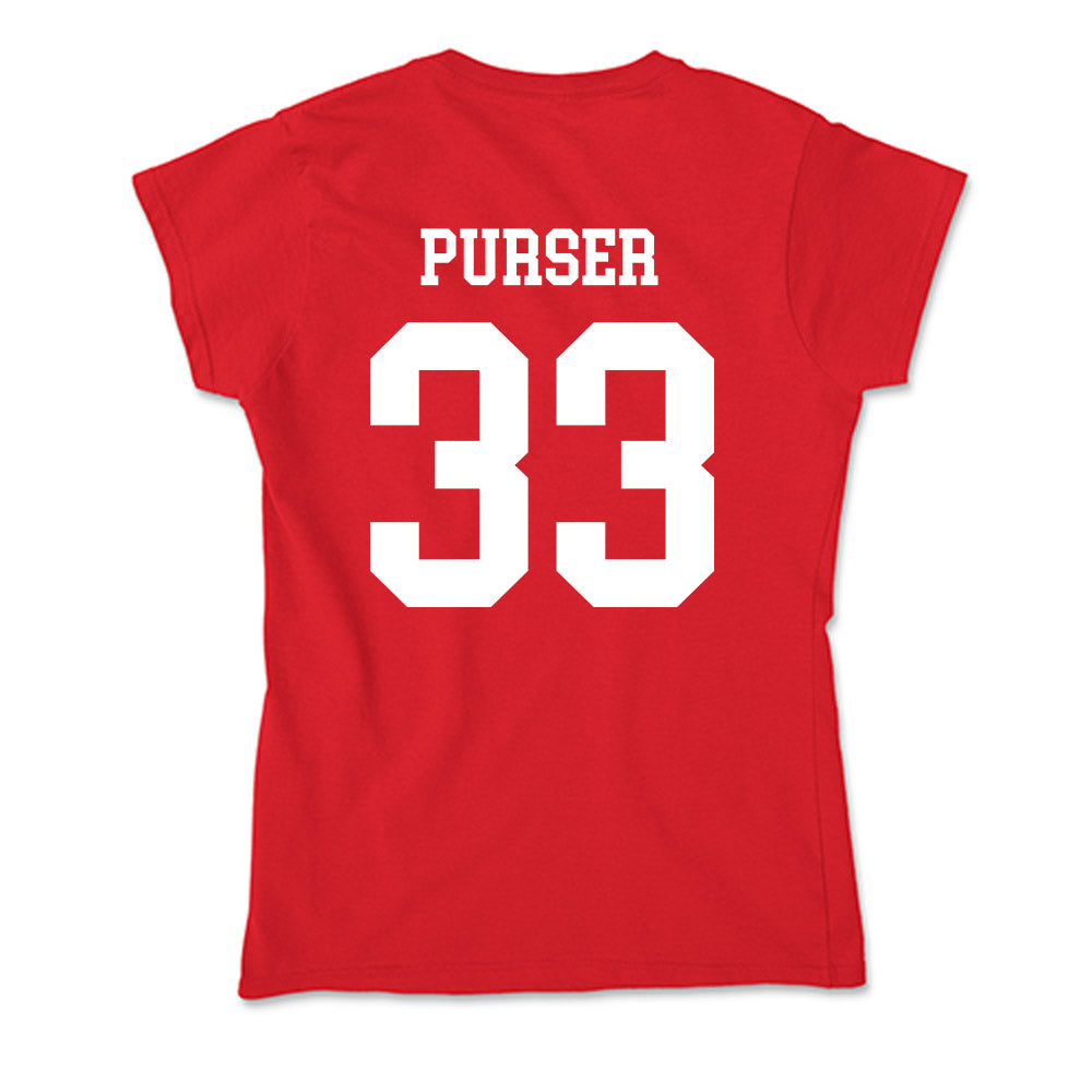 New Mexico - NCAA Baseball : Daxton Purser - Soft Style Women’s T-Shirt-1