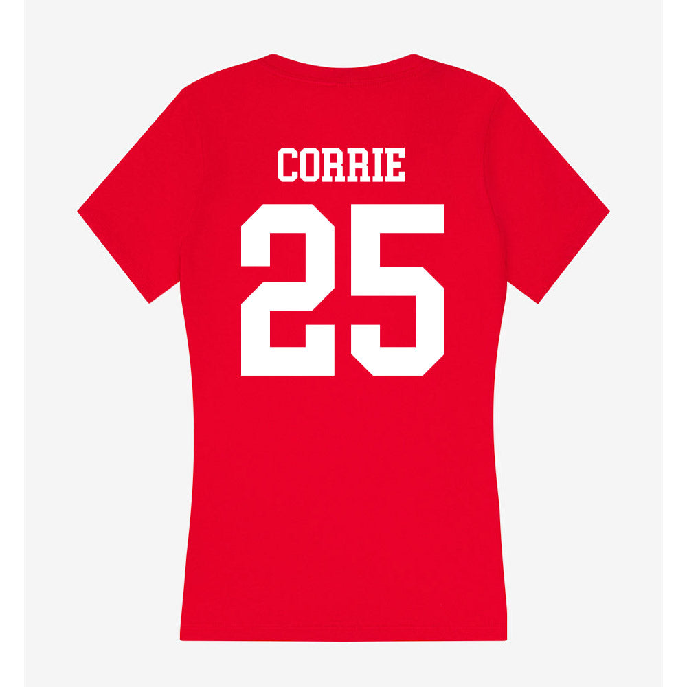 New Mexico - NCAA Women's Soccer : Samantha Corrie - Women's V-Neck T-Shirt-1