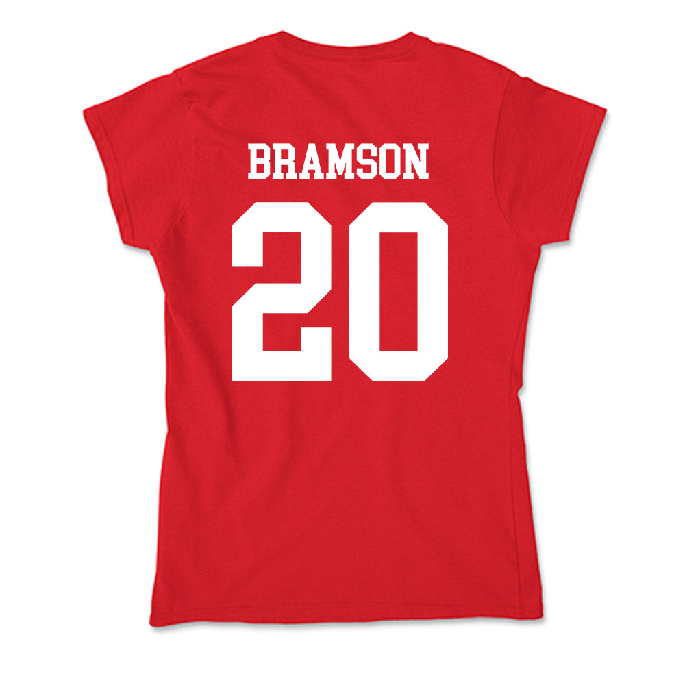 New Mexico - NCAA Softball : Emma Bramson - Soft Style Women’s T-Shirt-1
