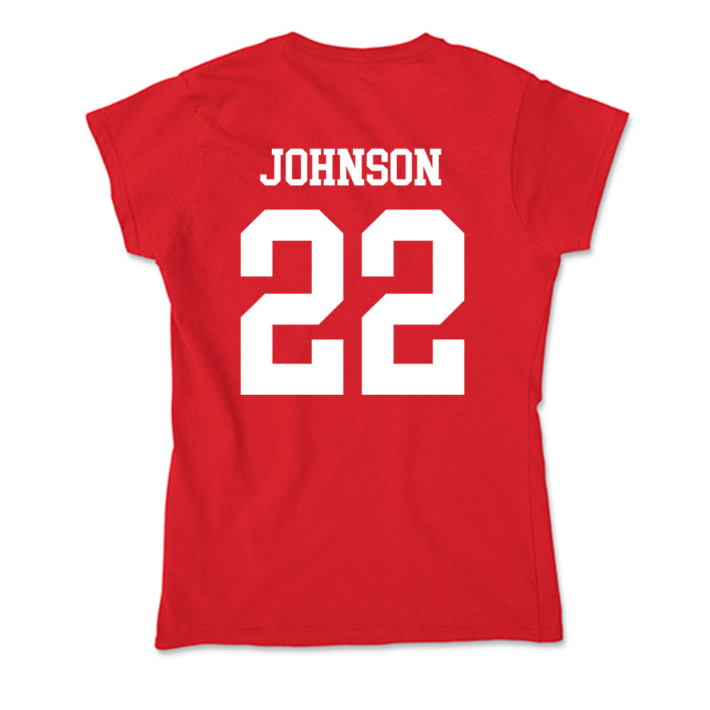 New Mexico - NCAA Football : Dimitri Johnson - Soft Style Women’s T-Shirt-1