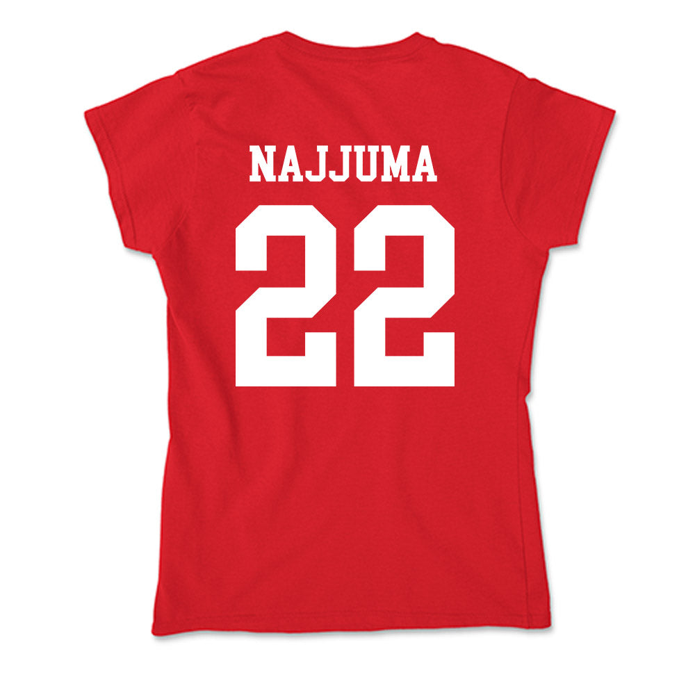 New Mexico - NCAA Women's Basketball : Maria Najjuma - Soft Style Women’s T-Shirt-1