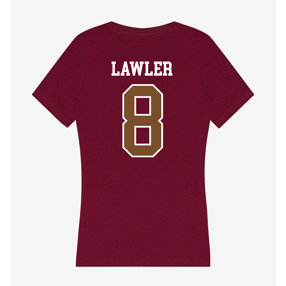 Montana - NCAA Football : Kenzel Lawler - Women's V-Neck T-Shirt-1