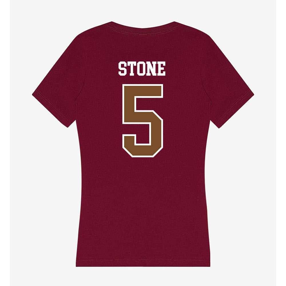 Montana - NCAA Women's Volleyball : Alex Stone - Women's V-Neck T-Shirt-1