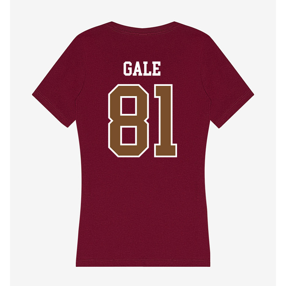 Montana - NCAA Football : Joshua Gale - Women's V-Neck T-Shirt-1