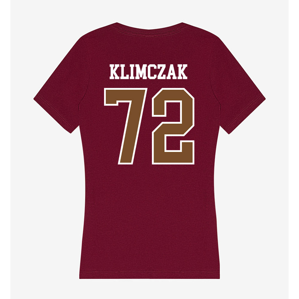 Montana - NCAA Football : Cade Klimczak - Women's V-Neck T-Shirt-1