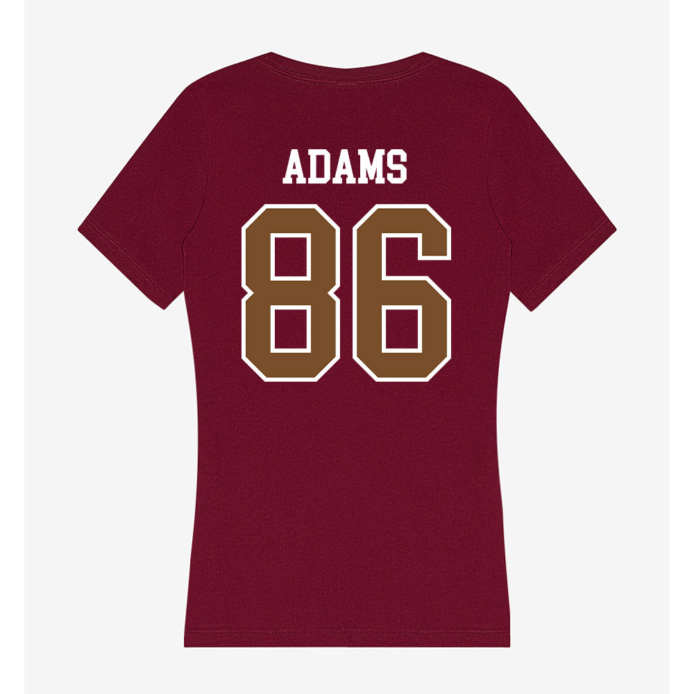 Montana - NCAA Football : Weston Adams - Women's V-Neck T-Shirt-1