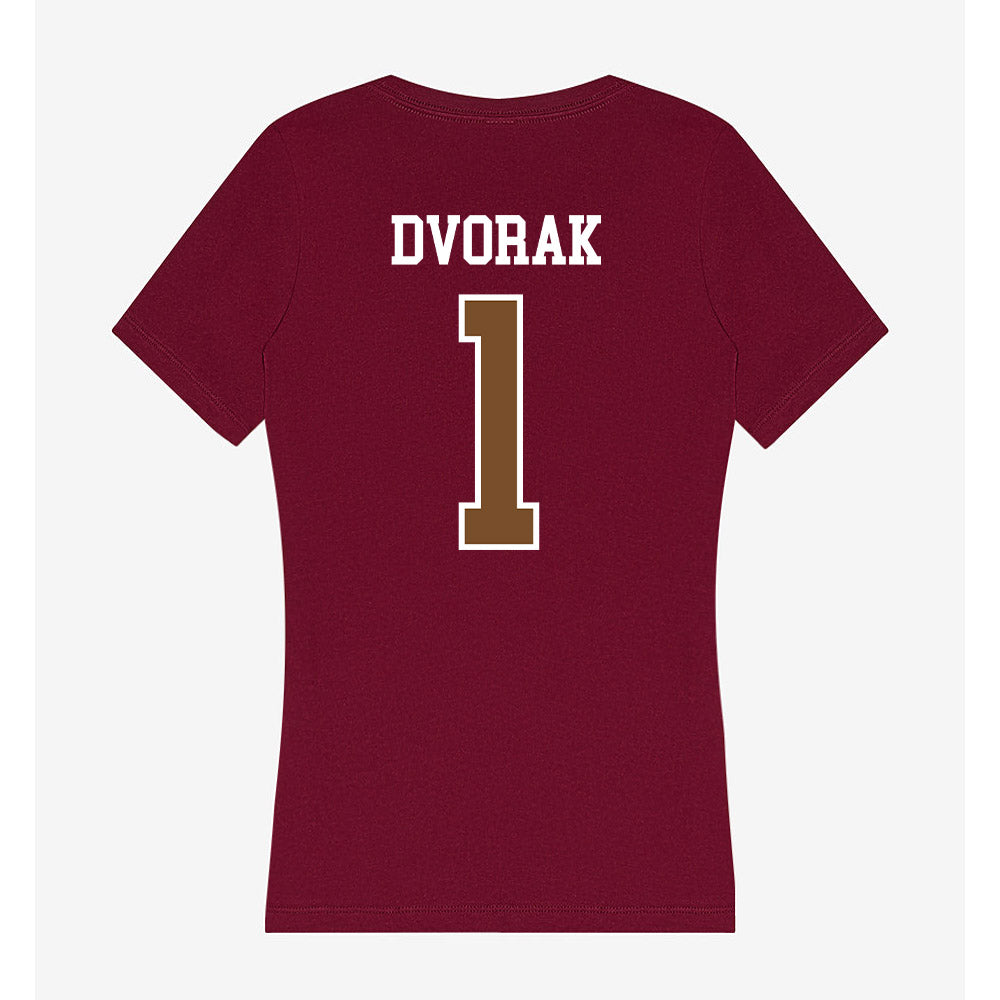 Montana - NCAA Women's Soccer : Ashlyn Dvorak - Women's V-Neck T-Shirt-1
