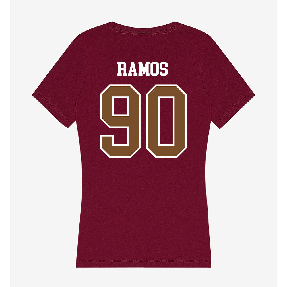Montana - NCAA Football : Jareb Ramos - Women's V-Neck T-Shirt-1