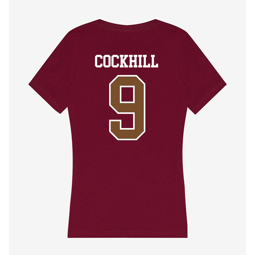 Montana - NCAA Softball : Anna Cockhill - Women's V-Neck T-Shirt-1