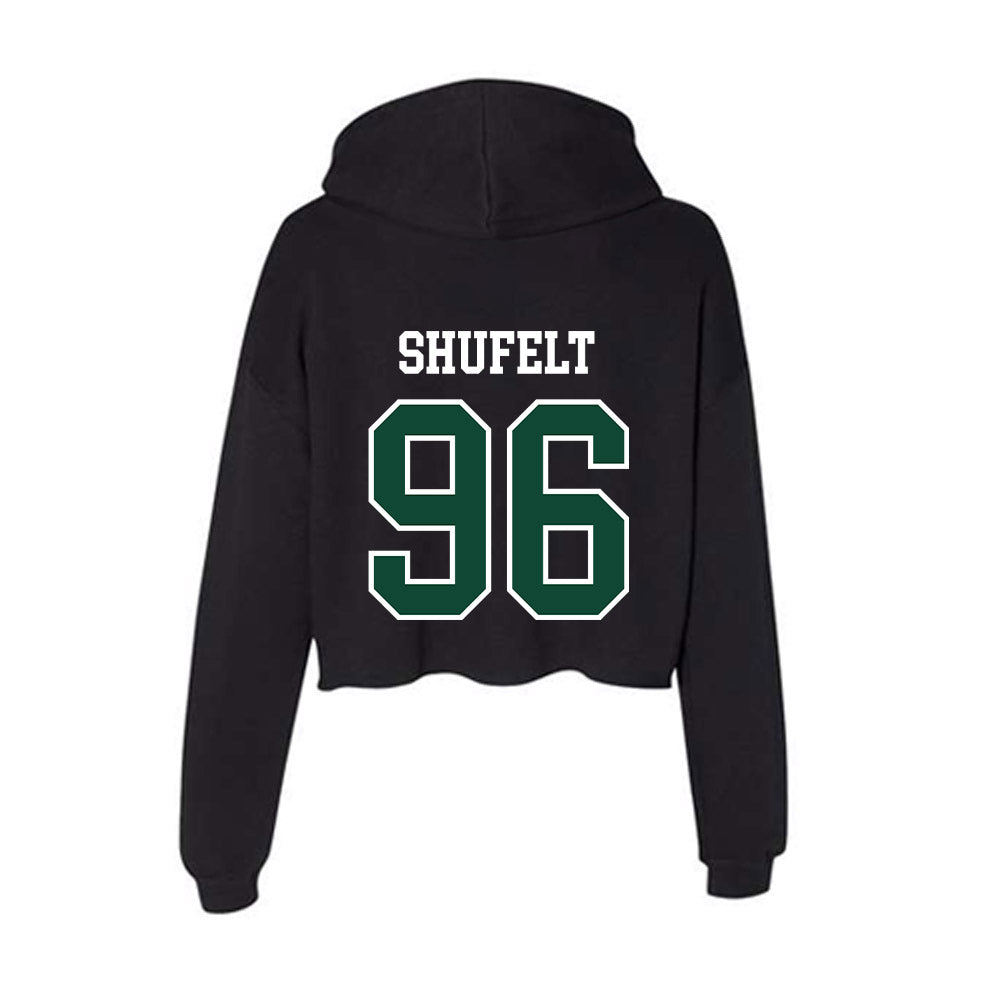 Portland State - NCAA Football : Slade Shufelt - Women's Crop Fleece Hoodie-1