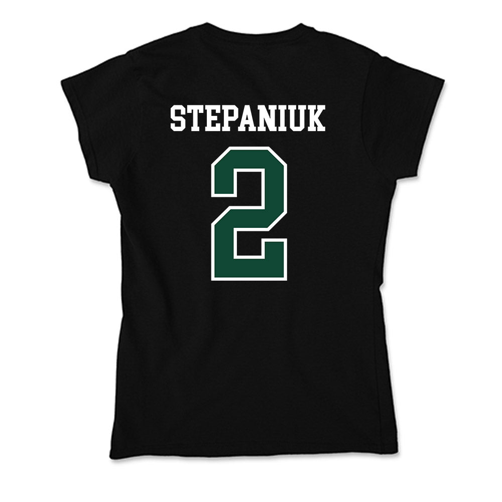 Portland State - NCAA Women's Volleyball : Paige Stepaniuk - Soft Style Women’s T-Shirt-1