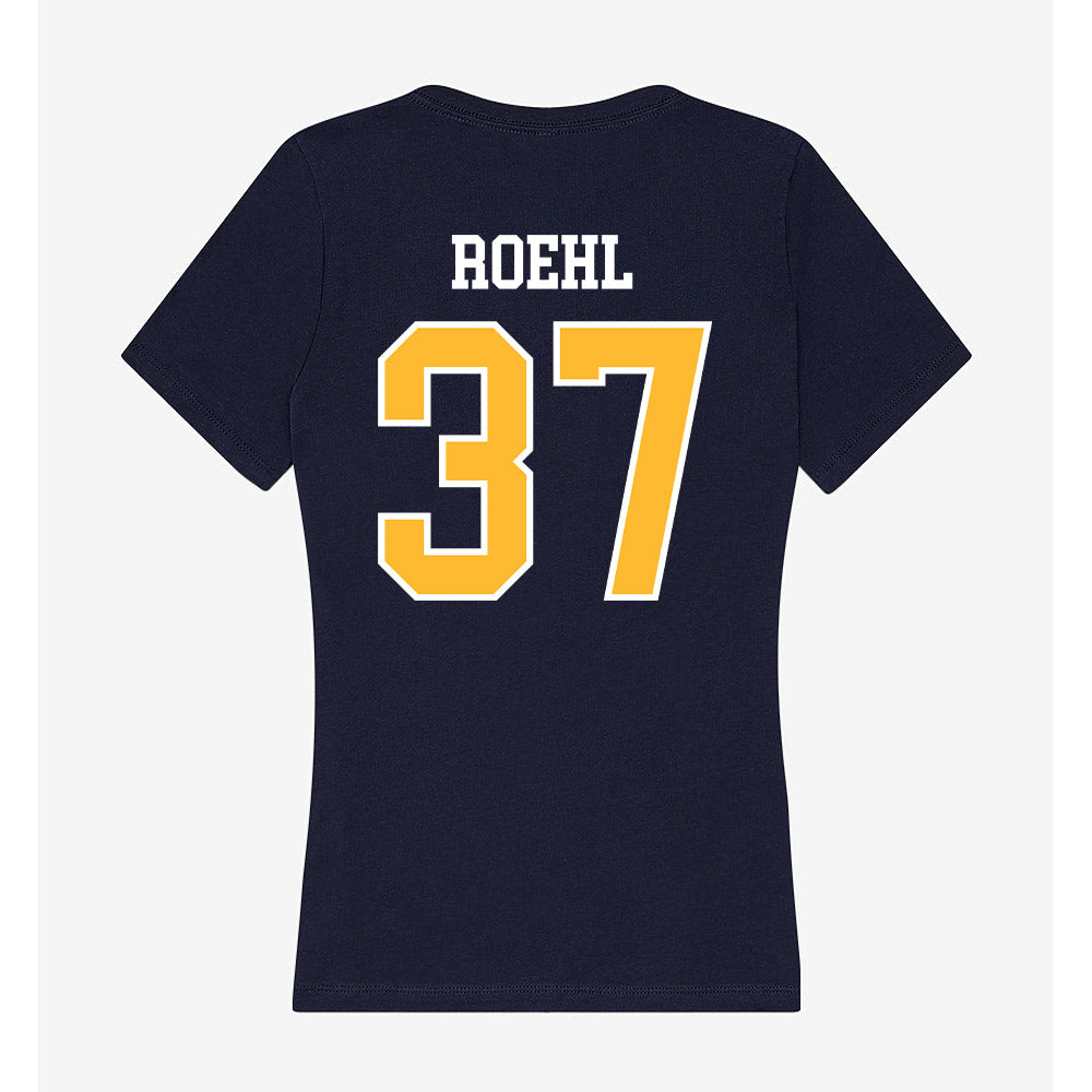 UW Eau Claire - NCAA Football : Nolan Roehl - Women's V-Neck T-Shirt-1