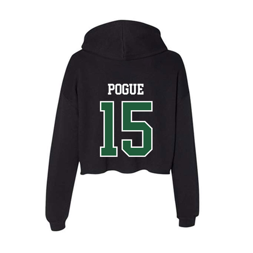 Utah Valley - NCAA Men's Soccer : Noah Pogue - Women's Crop Fleece Hoodie-1